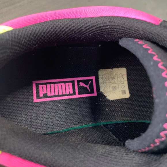 Puma Womens Size 8 Black/Multicolor Retro Running Sneakers - Picture 4 of 7
